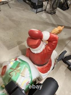 Empire santa and sleigh + 1 reindeer blowmold