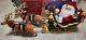 Enchanted Forest 34 Story Telling Santa Sleigh & Reindeer Animated Lights
