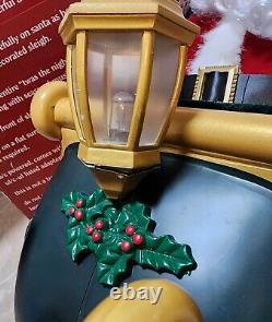 Enchanted Forest 34 Story Telling Santa Sleigh & Reindeer Animated Lights