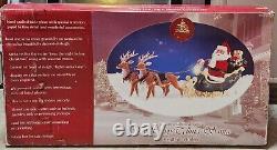 Enchanted Forest 34 Story Telling Santa Sleigh & Reindeer Animated Lights