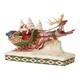 Enesco Jim Shore Santa On Sleigh With Reindeer #6006635