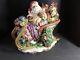 Fitz Floyd Santa Sleigh Soup Tureen Christmas Reindeer