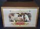 Fabulous 2001 Grandeur Noel Collector's Ed Porcelain Santa Sleigh Reindeer Pair