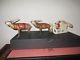 Fantastic Santa & German Reindeer Withsleigh- Excellent Condition