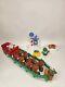 Fisher Price Little People Santa Sleigh Reindeer Musical Retired Rare Works