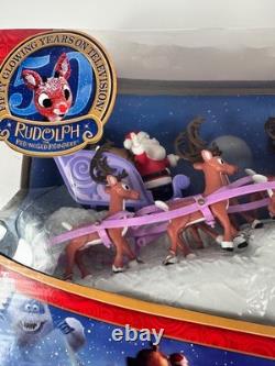 Forever Fun Rudolph The Red Nosed Reindeer Santa's Musical Sleigh New In Box