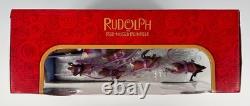 Forever Fun Rudolph The Red Nosed Reindeer Santa's Musical Sleigh New In Box