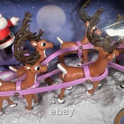 Forever Fun Rudolph the Red Nosed Reindeer Santa's Sleigh Team Musical Works