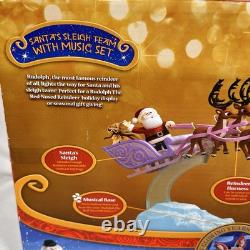 Forever Fun Rudolph the Red Nosed Reindeer Santa's Sleigh Team Musical Works