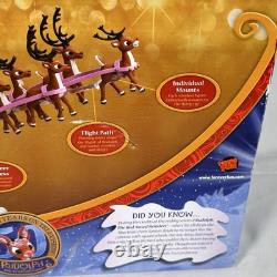 Forever Fun Rudolph the Red Nosed Reindeer Santa's Sleigh Team Musical Works