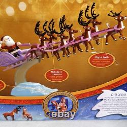 Forever Fun Rudolph the Red Nosed Reindeer Santa's Sleigh Team Musical Works