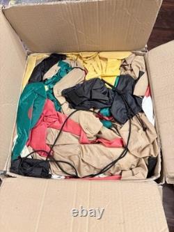 Gemmy Airblown Inflatable Large 16 Ft Giant Santa Sleigh Reindeer Indoor/Outdoor