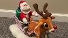 Gemmy Rudolph U0026 Santa Sleigh Rudolph The Red Nosed Reindeer Day 2
