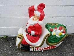 General Foam Blow Mold Santa Sleigh Sled