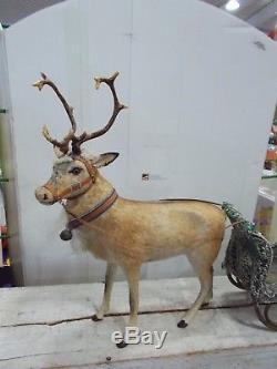 German Santa Belsnickle / Sleigh / Deer / Reindeer Candy Container