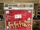 Giant 9-foot Pre-lit Led Santa's Sleigh And Reindeer Set