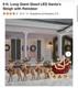 Giant 9-foot Pre-lit Led Santa's Sleigh And Reindeer Set