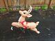 Grand Venture Reindeer For Santa Sleigh Lighted Christmas Blow Mold Withstand