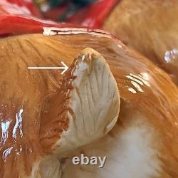 Grandeur Noel 2003 Porcelain Santa Sleigh & Reindeer Collector's Edition with Box