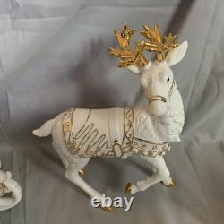Grandeur Noel Collector's Edition Porcelain Christmas Ensemble 2000 NIB NO CHIPS