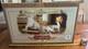Grandeur Noel Porcelain 2000 Santa Sleigh Collector 4pc Christmas Decoration Box