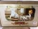 Grandeur Noel Porcelain Christmas Ensemble 2000 Edition Santa Reindeer Sleigh