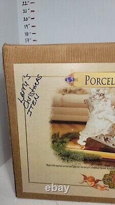 Grandeur Noel Porcelain Christmas Ensemble Collector's Edition 2000 Santa Sleigh