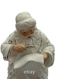 Grandeur Noel Porcelain Replacement Santa Figure for Sleigh Set with Reindeer 2001