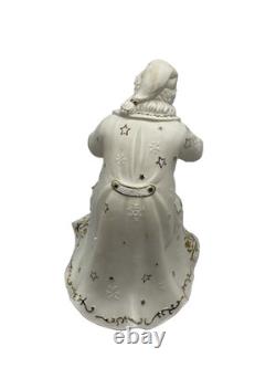 Grandeur Noel Porcelain Replacement Santa Figure for Sleigh Set with Reindeer 2001