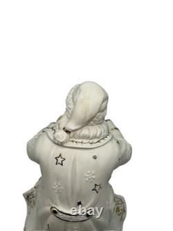 Grandeur Noel Porcelain Replacement Santa Figure for Sleigh Set with Reindeer 2001