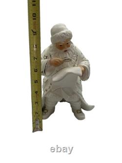 Grandeur Noel Porcelain Replacement Santa Figure for Sleigh Set with Reindeer 2001