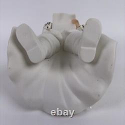 Grandeur Noel Porcelain Santa and Sleigh Set Reindeer Collectors Edition 2001