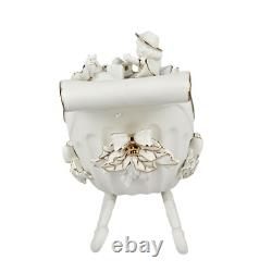 Grandeur Noel Santa and Sleigh Set with Reindeer 2001 Collectors Edition with Box