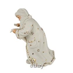 Grandeur Noel Santa and Sleigh Set with Reindeer 2001 Collectors Edition with Box