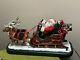 Holiday Creations Animated Musical Reindeer And Santa On Sleigh Original Box