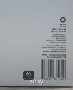 HOME ACCENTS 12 ft Santa Sleigh Reindeer Airblown LED Inflatable NEW Christmas