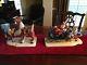 House Of Hatten Rare -santa With Sleigh And Elf With Reindeer Denise Calla
