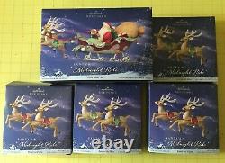 Hallmark 2005 Santa's Midnight Ride -Complete with 8 Reindeer & Santa in Sleigh