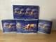 Hallmark Keepsake Santa's Midnight Ride 8 Reindeer Sleigh Complete Set