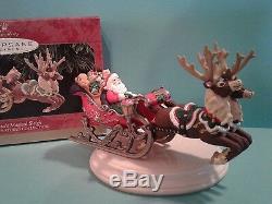 Hallmark Ornament 1997 Colorway Repaint Signed Santa's Magical Sleigh Reindeer