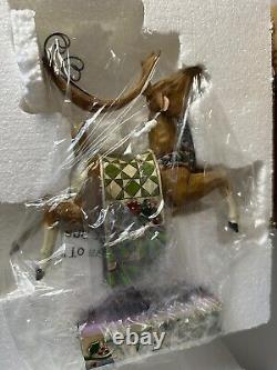 Heartwood Creek by Jim Shore Delivering Joy Sleigh Reindeer 4pc set NEW santa