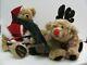 Hermann Santa Bear, Sleigh & Rudolph The Red-nose Reindeer Neiman Marcus 25/500