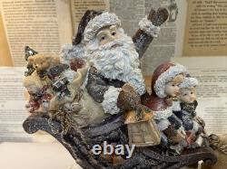 Holiday By Kirklands Santa Sleigh With Reindeers Tabletop Decor