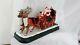 Holiday Creations Animated Musical Santa With Reindeer And Sleigh In Box