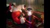 Holiday Creations Animated Santa With Reindeer Sleigh Musical Illuminated Box