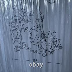 Home Depot 9 ft Giant-Sized LED Santa's Sleigh with Reindeer Holiday NEW IN-HAND