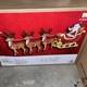 Home Depot 9 Ft. Giant-sized Led Santa's Sleigh With Reindeer Holiday Used 2025