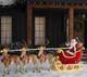 Home Depot 9 Ft. Giant-sized Led Santa's Sleigh With Reindeer Holiday Used 2025