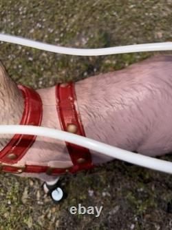 Home Depot 9 ft. Giant-Sized LED Santa's Sleigh with Reindeer Holiday USED 2025