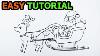 How To Draw Santa Claus In His Sleigh With Reindeer Drawing Ideas For Beginners